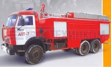 Автомобиль пенного тушения АПТ-7-40 (53215)