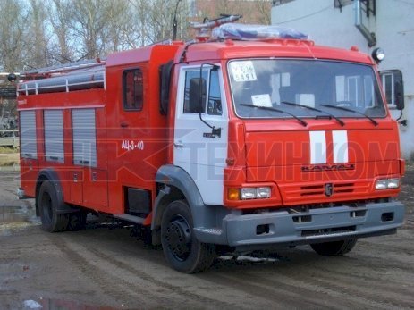 Автоцистерна пожарная АЦ-3-40 (4308) сдвоенная кабина