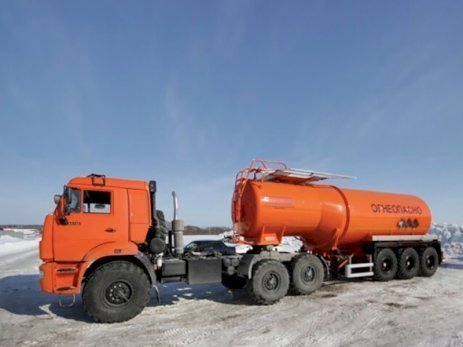 Битумовоз полуприцеп-цистерна Сеспель SF3B28 внедорожник