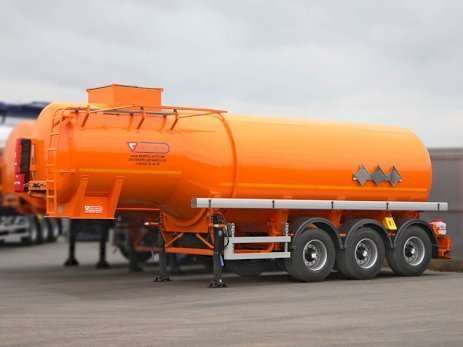 Битумовоз полуприцеп-цистерна Сеспель SF3B28 переменного сечения