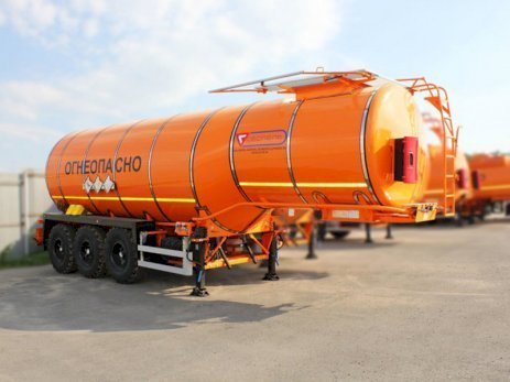 Битумовоз полуприцеп-цистерна Сеспель SF3B30 переменного сечения