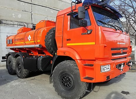 Автоцистерна нефтепромысловая  АЦН-11 на шасси КАМАЗ 43118