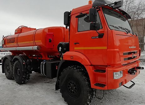 Автоцистерна нефтепромысловая  АЦН-10 на шасси КАМАЗ 43118