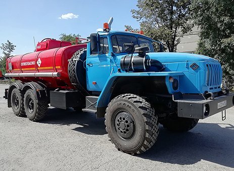 Автоцистерна нефтепромысловая  АЦН-11 на шасси Урал-4320