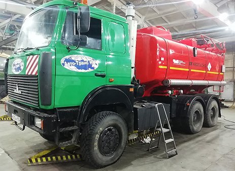 Автоцистерна нефтепромысловая  АЦН-16 на шасси МАЗ-6422Х9