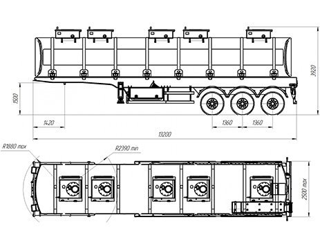 Полуприцеп нефтевоз ППЦ 28-63.015