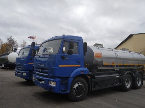 Автоцистерна АЦ-560360 на шасси КАМАЗ-65115 с газобалонным оборудованием