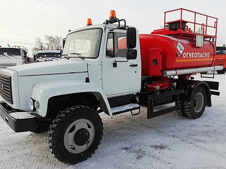 Автотопливозаправщик АТЗ-5 на шасcи ГАЗ-33086