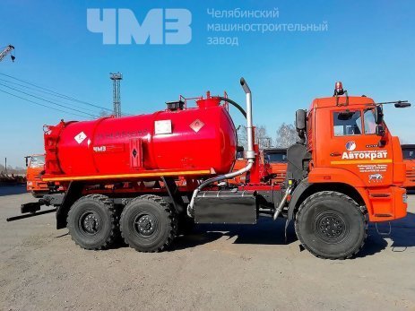 Автоцистерна нефтепромысловая АКН-10-ОД на шасси КАМАЗ-43118