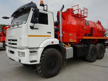 Автоцистерна нефтепромысловая АКНС-10-ОД на шасси КАМАЗ-43118