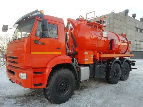 Автоцистерна нефтепромысловая АКНС-11-ОДГ на шасси КАМАЗ-43118
