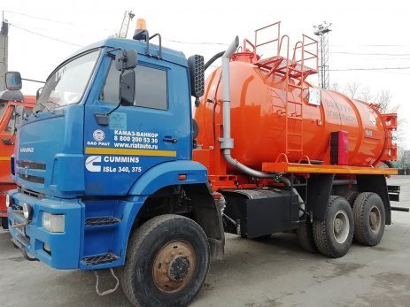 Автоцистерна нефтепромысловая АКН-15-ОД на шасси КАМАЗ-6522