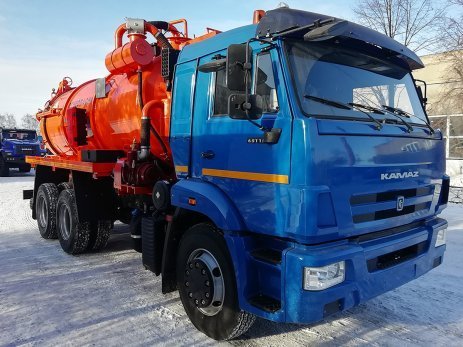 Автоцистерна нефтепромысловая АКНC-11-ОДг на шасси КАМАЗ-65115