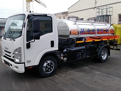 Автоцистерна на шасси ISUZU объемом 5000 л