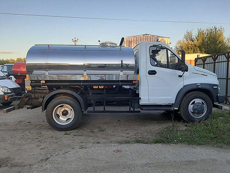 Автоцистерна для воды ТМД-ЦП-4,2 на шасси ГАЗ-C41R13