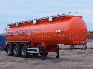 Бензовоз полуприцеп-цистерна ППЦ-28 мод.966611 завода Foxtank