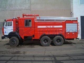 Автоцистерна пожарная АЦ-8-40(80) на шасси КАМАЗ 53228 фото 4