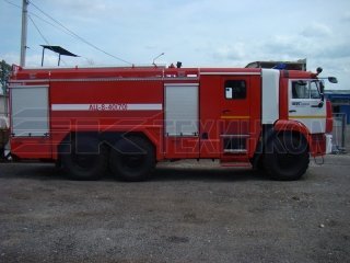 Автоцистерна пожарная АЦ-8-40(70) на шасси КАМАЗ 43118 кабина салонного типа фото 3