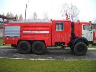 Автоцистерна пожарная АЦ-7-40 на шасси КАМАЗ 43118 фото 3