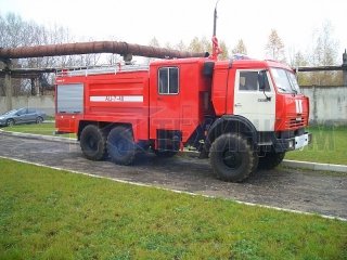 Автоцистерна пожарная АЦ-7-40 на шасси КАМАЗ 43118