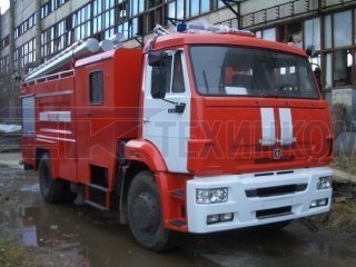 Автоцистерна пожарная АЦ-5-40 на шасси КАМАЗ 43253 объемом 5000 литров ПСЦ ТЕХИНКОМ