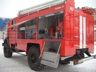 Автоцистерна пожарная АЦ-3-40 на шасси КАМАЗ 43502 объемом 3000 литров ПСЦ ТЕХИНКОМ фото 2