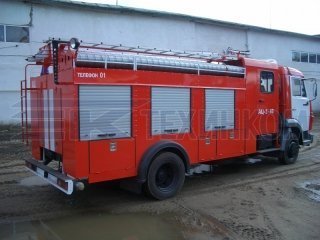 Автоцистерна пожарная АЦ-3-40 (4308) сдвоенная кабина | Фото 1