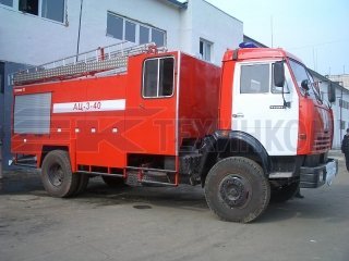 Автоцистерна пожарная АЦ-3-40 на шасси КАМАЗ 43253 объемом 3000 литров ПСЦ ТЕХИНКОМ