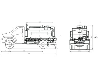 Автотопливозаправщик АТЗ-5,2 на шасси ГАЗ NEXT объемом 5,2 кубов CHAMELEON фото 10