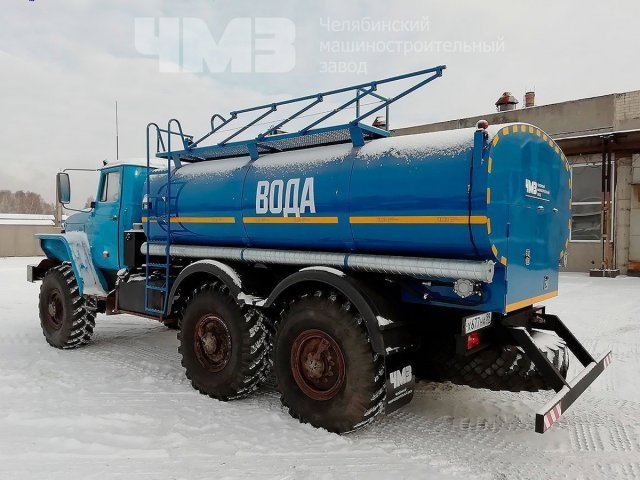 Автоцистерна водовоз АЦПТ-7.5 на шасси Урал 43203 ЧМЗ фото 6