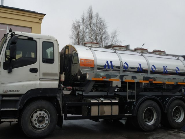 Автоцистерна молоковоз вместимостью 14000 литров ISUZU ООО «Вологодские машины»