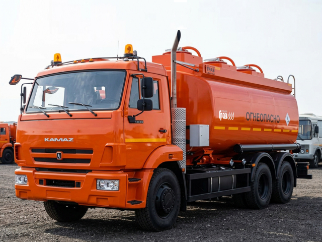 Автотопливозаправщик АТЗ-17 мод.56216-010-40 на шасси КАМАЗ-65115 объемом 17 кубов ГрАз