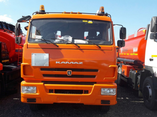 Автотопливозаправщик АТЗ-11 мод. 56142-010-40 на шасси КАМАЗ-65115 объемом 11 кубов ГрАз фото 2