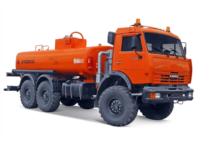 Автоцистерна АЦ-11 мод.56141-45 на шасси КАМАЗ-43118 объемом 11 кубов