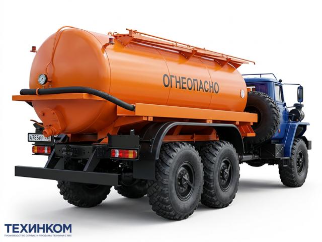Автоцистерна нефтепромысловая мод.6673-10 (АКН-10-4320) на шасси УРАЛ-4320