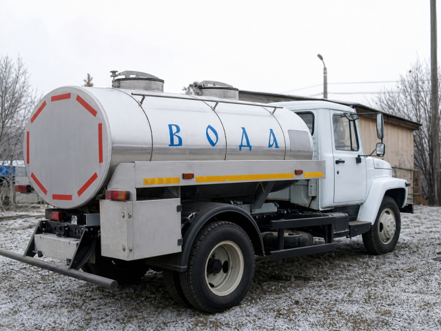 Автоцистерна водовоз ЯДИШ-ВМ-4.2 на шасси ГАЗ-33098 ООО «Вологодские машины»