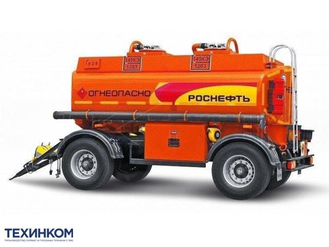 Бензовоз прицеп-цистерна ПЦ 8638-012-02 завода ГрАз