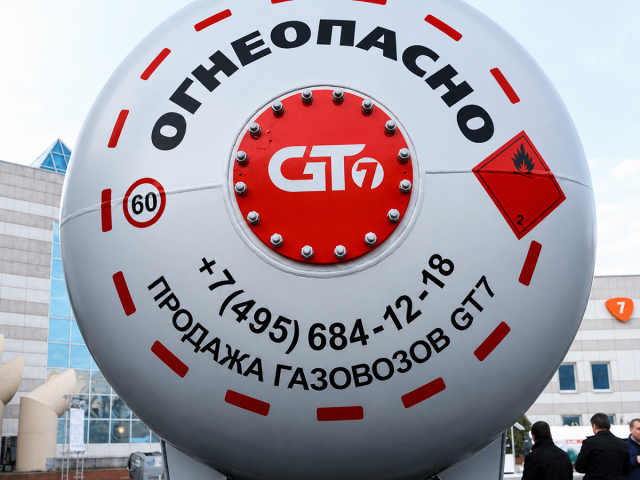 Полуприцеп-цистерна газовоз GT7 ППЦТ-12-885М фото 2