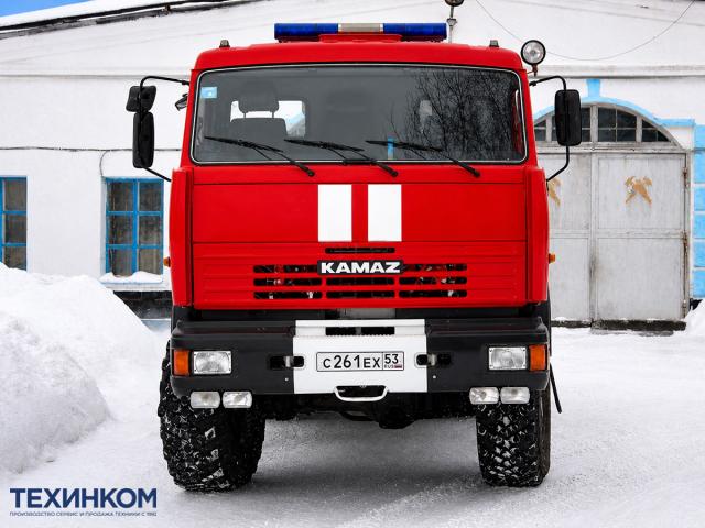 Автоцистерна пожарная с лестницей АЦЛ-3-40-17 на шасси КАМАЗ 43118 объемом 3000 литров ПСЦ ТЕХИНКОМ фото 3