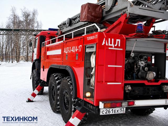 Автоцистерна пожарная с лестницей АЦЛ-3-40-17 на шасси КАМАЗ 43118 объемом 3000 литров ПСЦ ТЕХИНКОМ фото 6