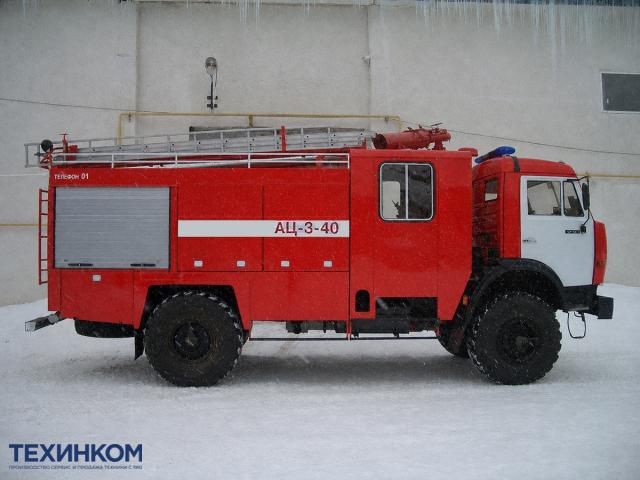 Автоцистерна пожарная АЦ-3-40 на шасси КАМАЗ 43502 объемом 3000 литров ПСЦ ТЕХИНКОМ фото 3