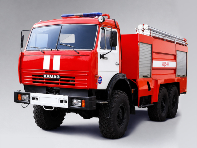 Автоцистерна пожарная АЦ-5-40 на шасси КАМАЗ 5350 одна кабина объемом 5000 литров ПСЦ ТЕХИНКОМ