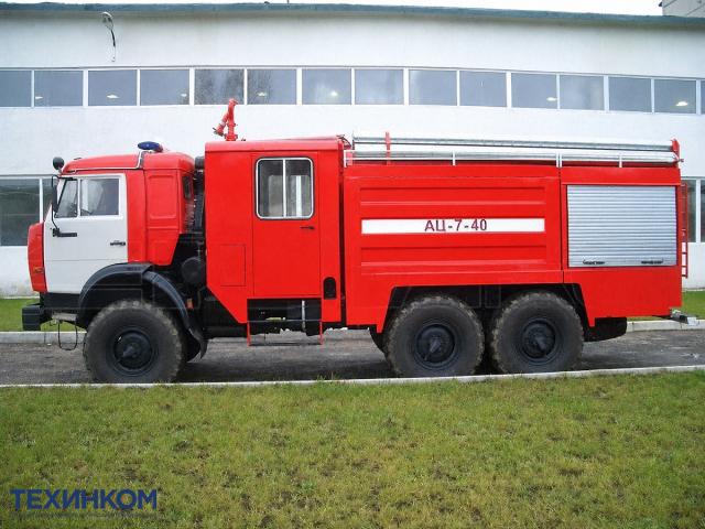 Автоцистерна пожарная АЦ-7-40 на шасси КАМАЗ 43118 фото 5