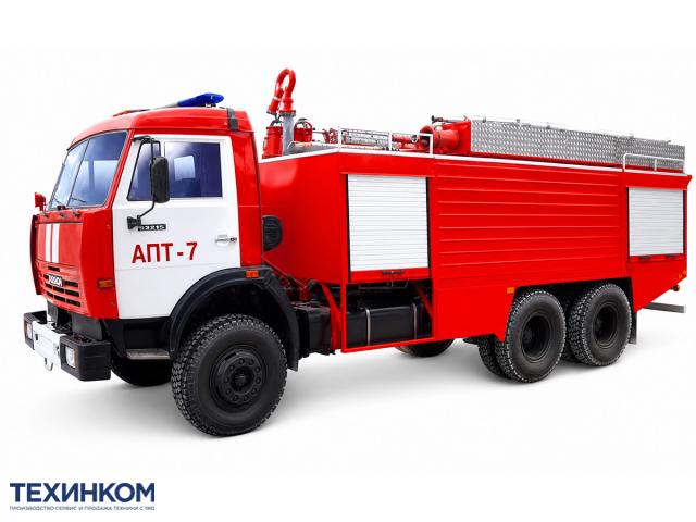 Автомобиль пенного тушения АПТ-7-40 на шасси КАМАЗ-53215