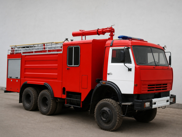 Автоцистерна пожарная АЦ-8-40(80) на шасси КАМАЗ 53228 фото 2